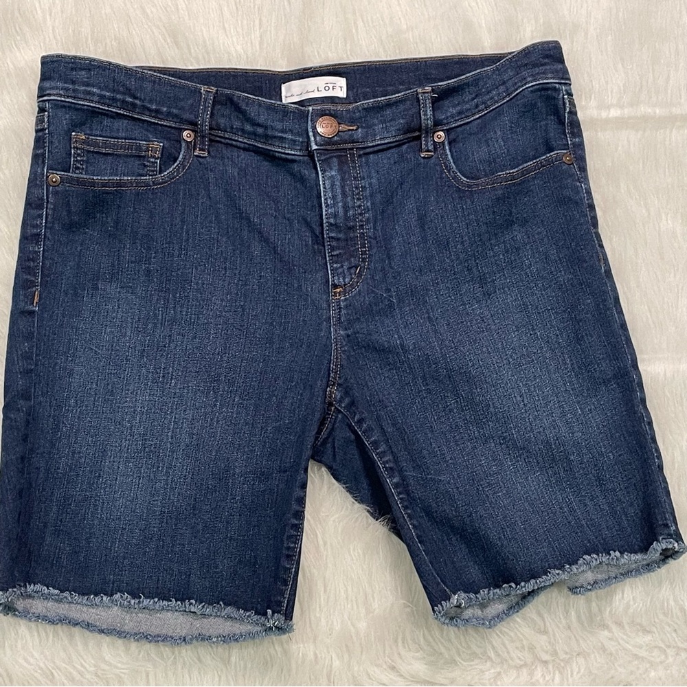 Ann Taylor Loft Raw Hem Shorts